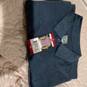 Mens XL blue golf shirt
